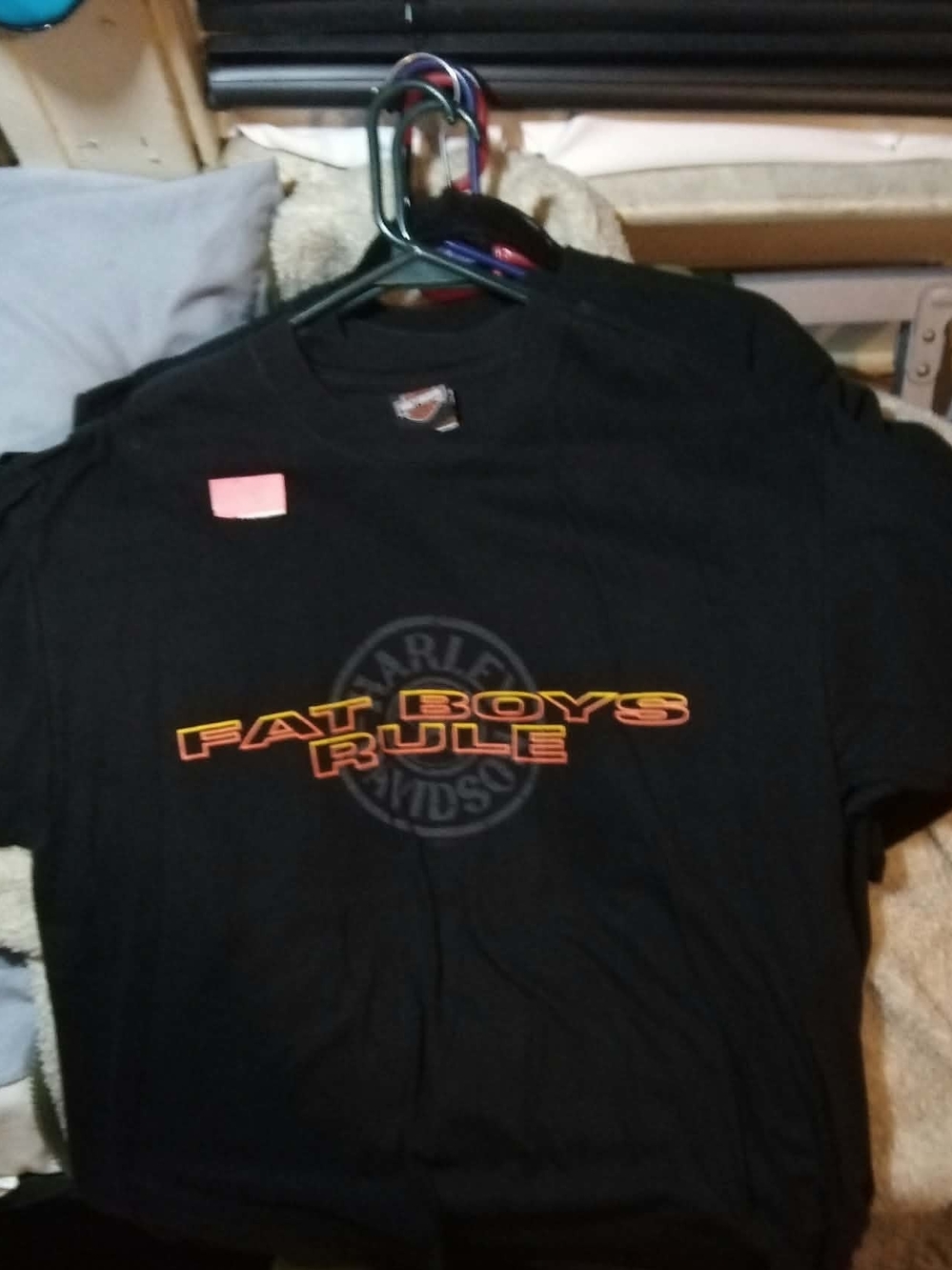 Harley-Davidson Men’s Black 'Fat Boys Rule' Graphic Tee Michigan City Indiana L